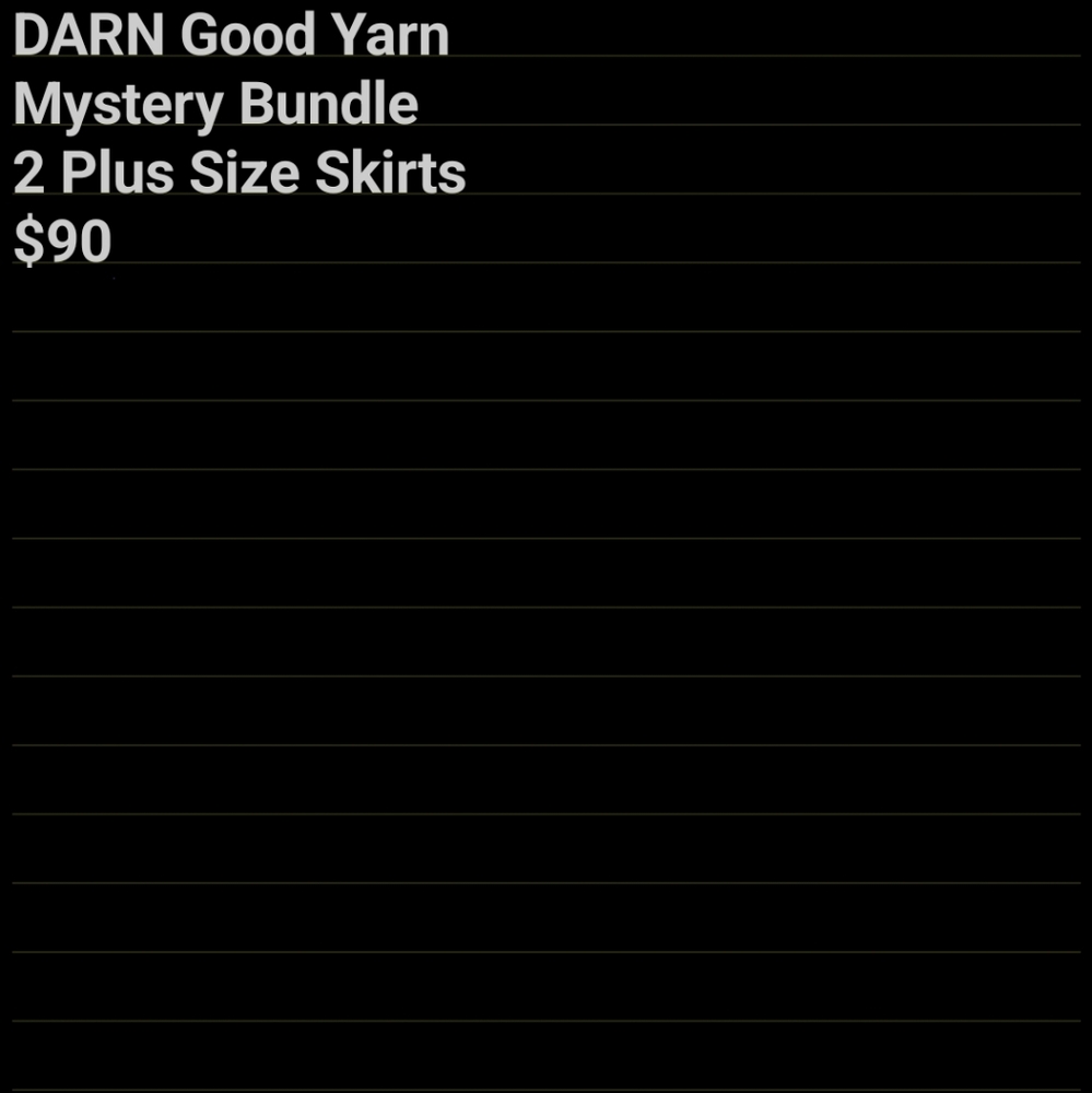 Bundle of 2 mystery DGY Skirts